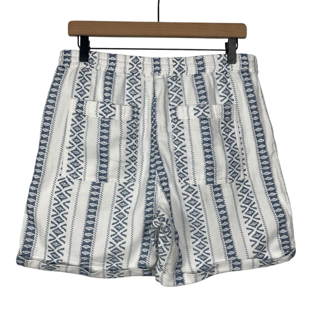 Sundance On Deck Shorts Blue White Stripes Tassel Tie 100% Cotton Size Small - Picture 5 of 8